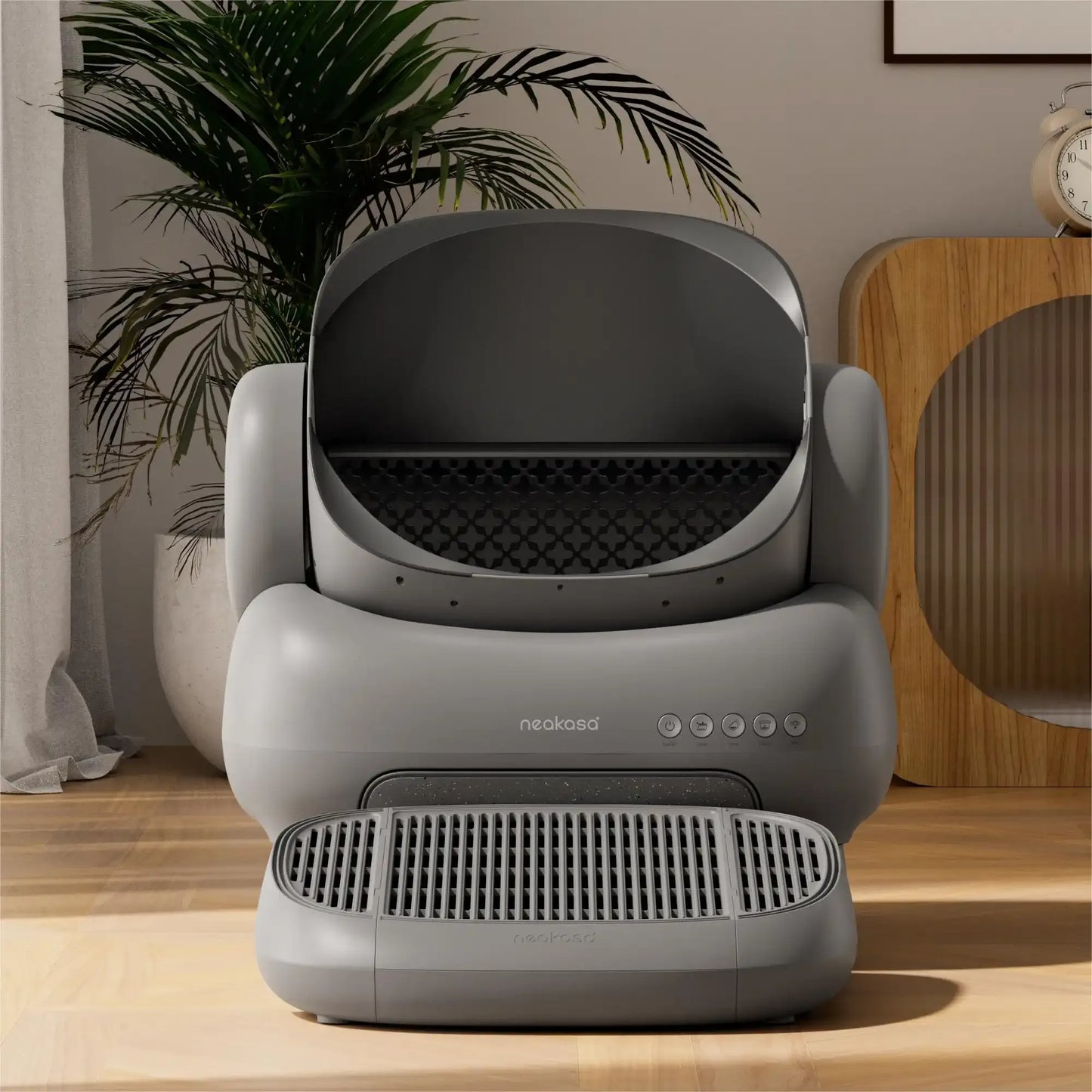 Open Top Self-Cleaning Cat Litter Box